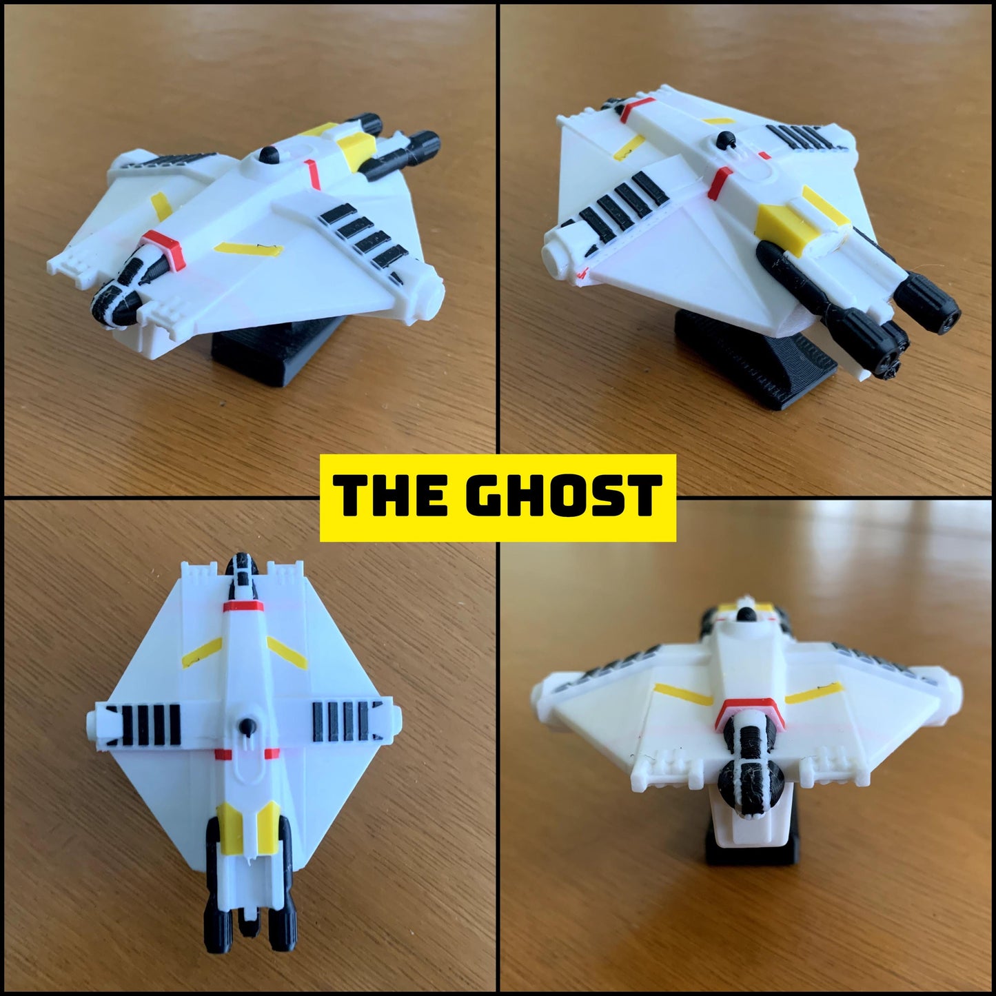 The Ghost Starfighter Car Dashboard Drift Ornament