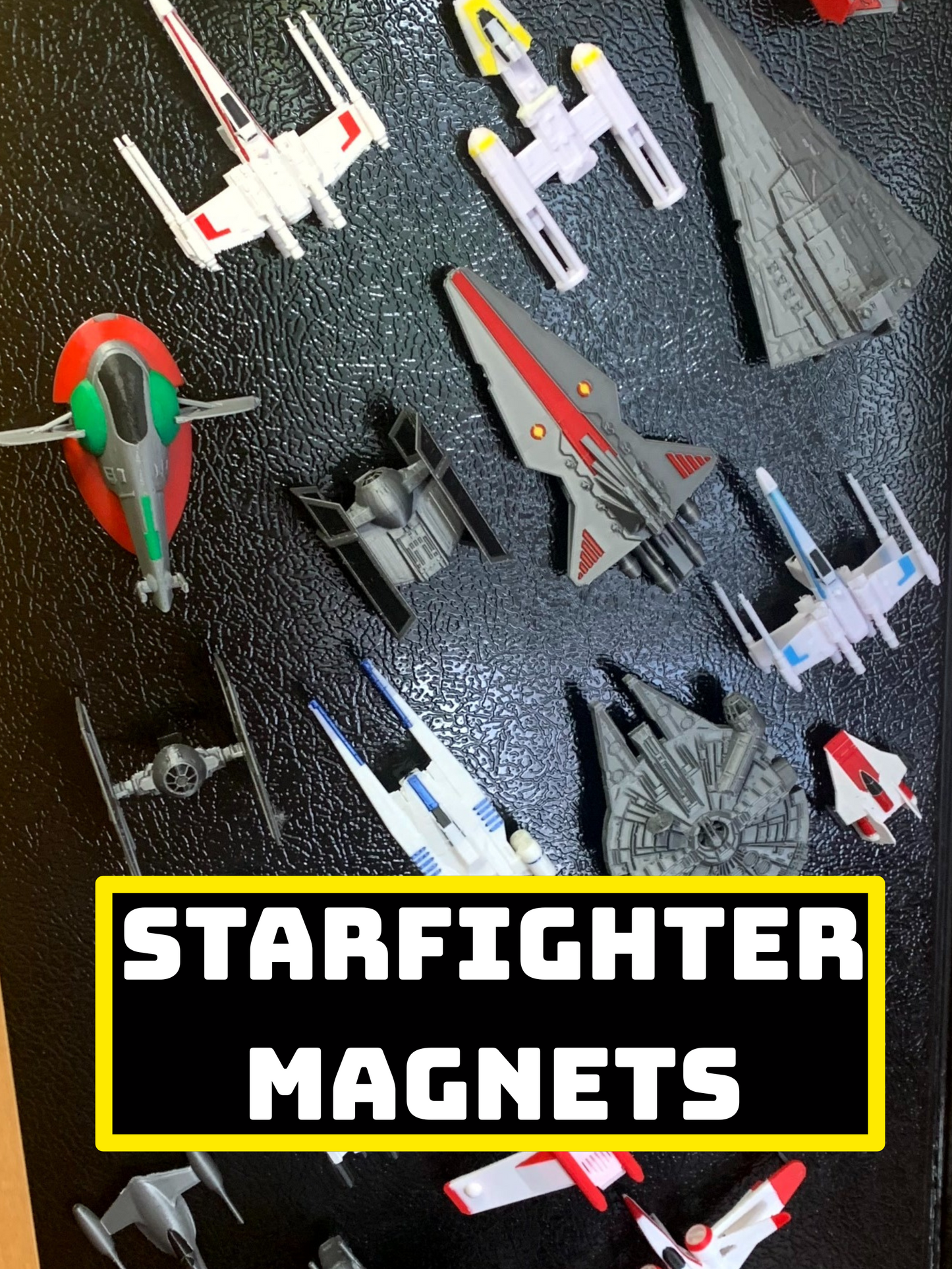 Starfighter Magnets for Fridge, Door, Locker - 24 Ships to Choose From