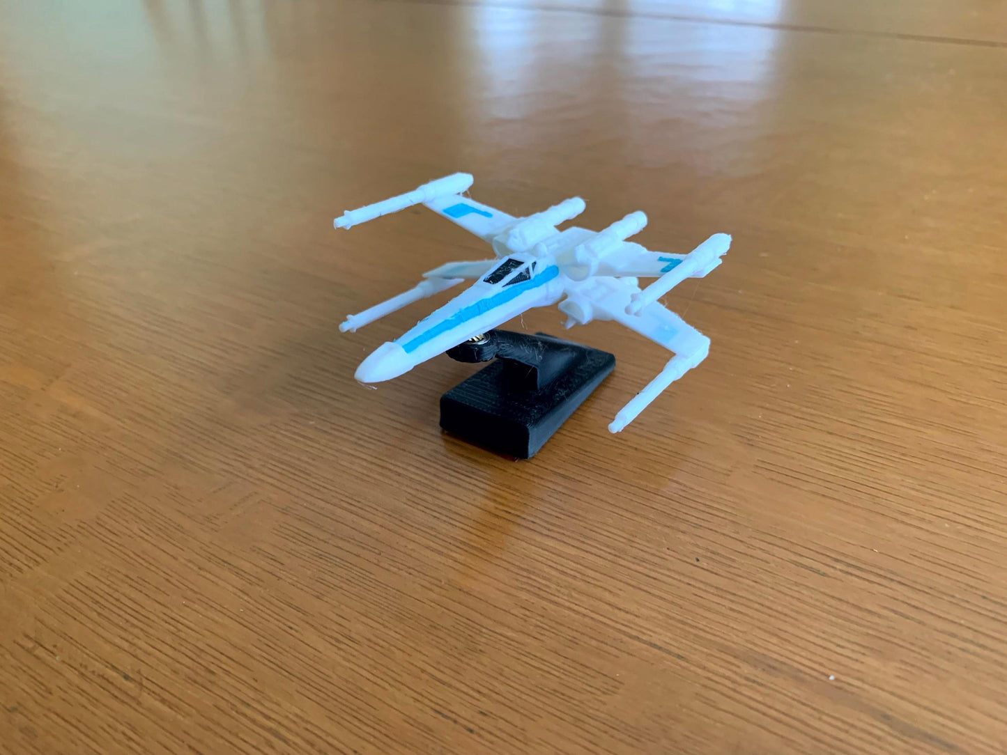 Blue X-Wing Starfighter Car Dashboard Drift Ornament