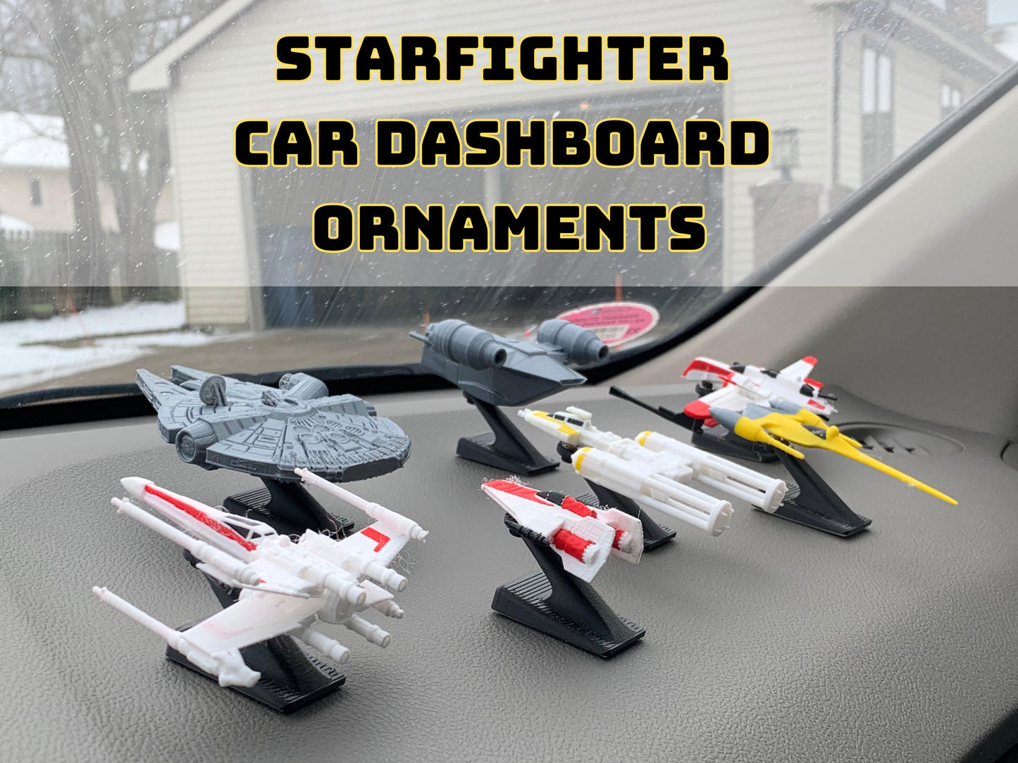 X-Wing Starfighter Car Dashboard Drift Ornament