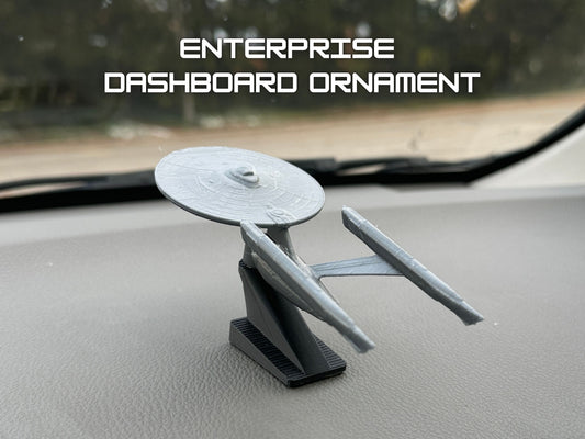 Enterprise Dashboard Drift Ornament - SciFi Car Decoration