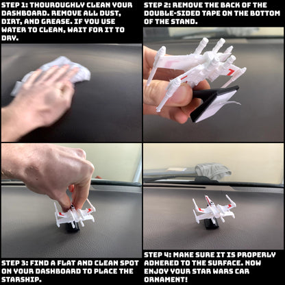 X-Wing Starfighter Car Dashboard Drift Ornament