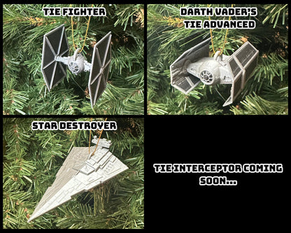 Starship Christmas Ornaments - 27 Different Starships Available