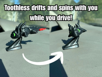 Toothless Dashboard Drift Ornament – How to Train Your Dragon Car Decoration